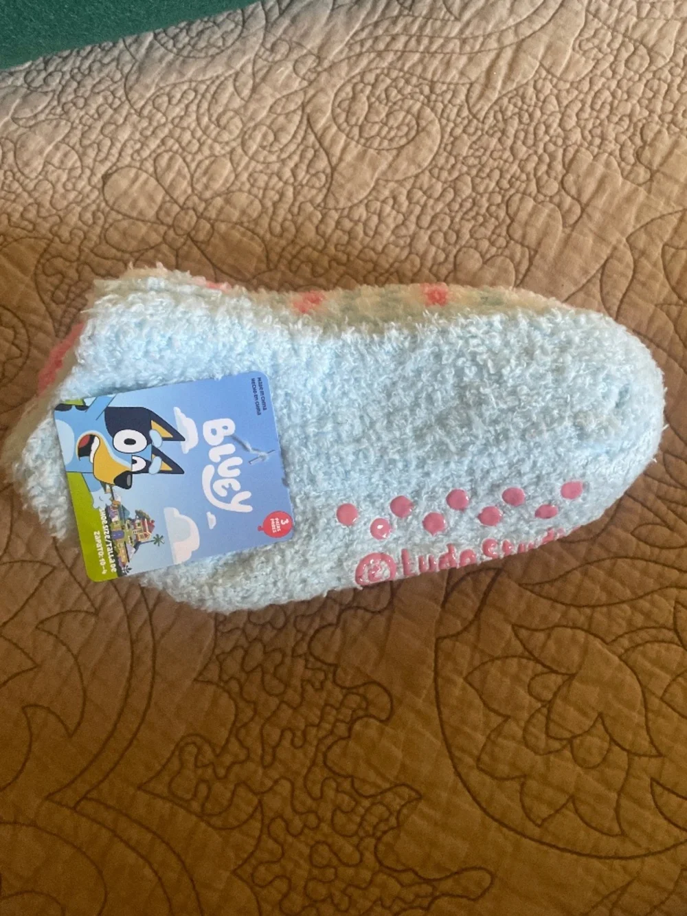 Bluey sock size 10-4 kids